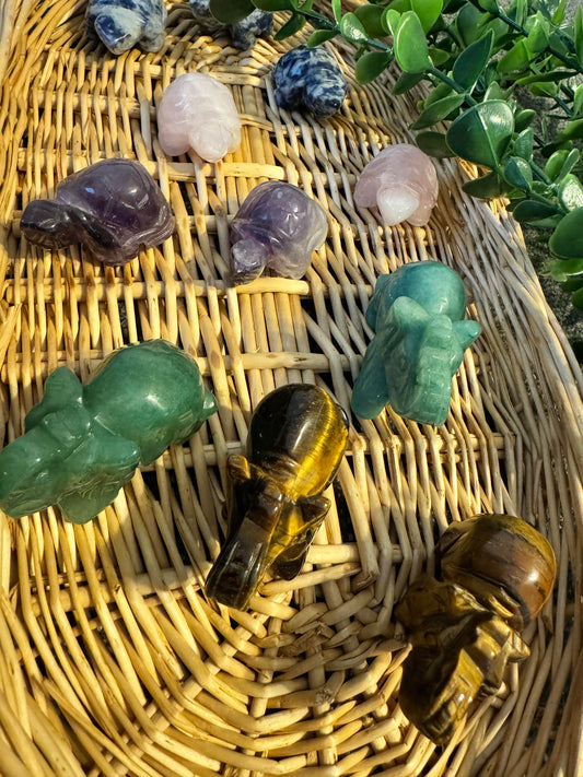 Healing Stones - Turtles and Elephants