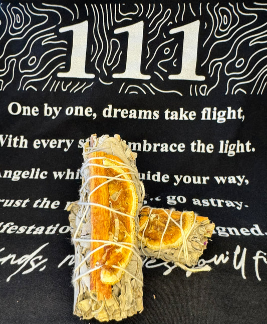 Orange Slice with Cinnamon and White Sage Bundle